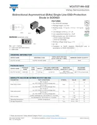 VCUT0714A-02Z-GS08 Datasheet Cover