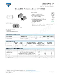VESD05A1B-02V-GS08 Datasheet Cover
