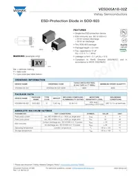 VESD05A1B-02Z-GS08 Datasheet Cover