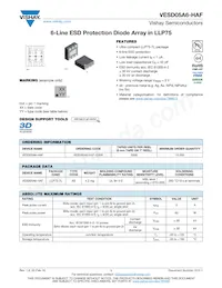 VESD05A6-HAF-GS08 Datasheet Cover