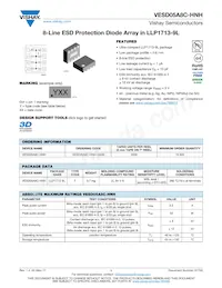 VESD05A8C-HNH-GS08 Datasheet Cover
