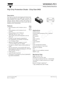 VESD05C-FC1-GS08 Datasheet Cover