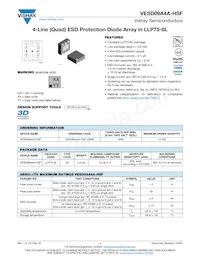 VESD09A4A-HS4-GS08 Datasheet Cover