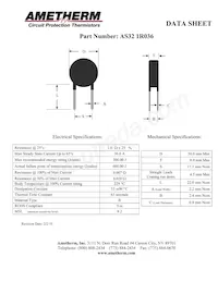 AS32 1R036 Datasheet Cover