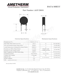 AS35 20010 Datasheet Copertura