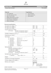 B88069X3020C253 Datasheet Page 2