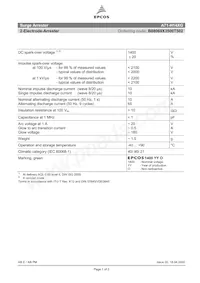 B88069X3500T502 Datasheet Cover