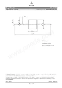 B88069X3500T502 Datasheet Pagina 2