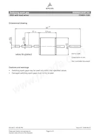 B88069X3930T103 Datasheet Page 4