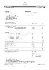 B88069X4260B502 Datasheet Page 2