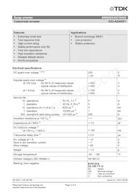 B88069X4521B502 Datasheet Page 2