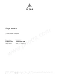 B88069X6181T103 Datasheet Cover