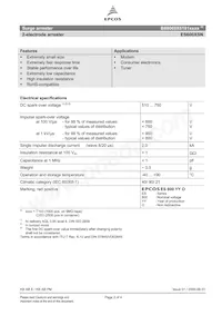 B88069X6181T103 Datasheet Page 2