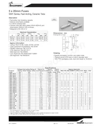 BK/S501-315-R Datasheet Cover