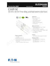 C310T-SC-3-15-R-TR1 Datasheet Copertura