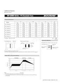 MF-USMD110-2 Datasheet Page 2