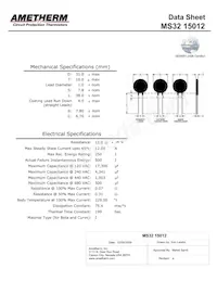 MS32 15012 Datasheet Cover