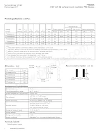 PTS08059V020 Datasheet Page 2