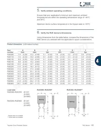 RUE250U-2 Datasheet Page 5