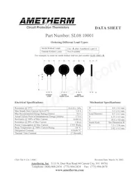 SL08 10001-A Datasheet Cover