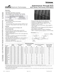 TR/MCR-7A Datasheet Cover