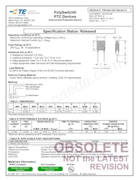 TRF250-120T-RG-B-0.5 Datasheet Cover