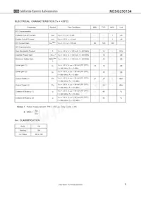 NESG250134-T1-AZ Datasheet Page 3