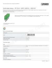 2905187 Datasheet Cover