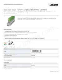 2905572 Datasheet Cover