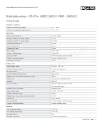 2905572 Datasheet Pagina 2