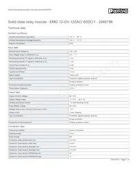 2948788 Datasheet Pagina 2