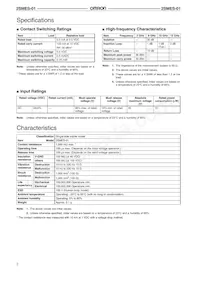 2SMES-01 Datasheet Pagina 2