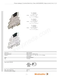 8607340000 Datasheet Cover