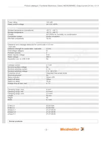 8607340000 Datasheet Page 2