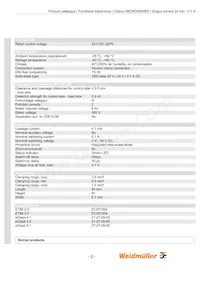 8607360000 Datasheet Page 2