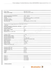 8607690000 Datasheet Pagina 2