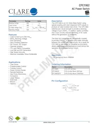 CPC1962G Datasheet Cover