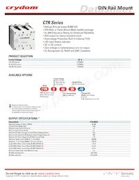 CTRD6025-10 Datasheet Cover