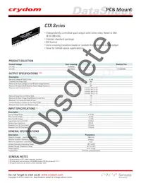 CTX240D3QR數據表 封面