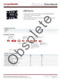 D53DP50D-10 Datasheet Cover