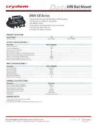 DRA1-CX240A5R Datasheet Cover