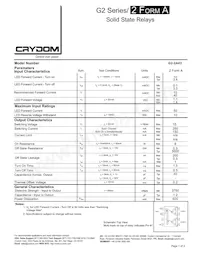 G2-2A03-ST Datasheet Cover