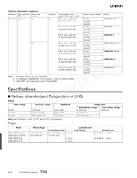 G3M-202P-UTU DC5 Datasheet Pagina 2