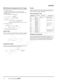 G3NA-425B-UTU-2 AC100-240 Datasheet Page 14