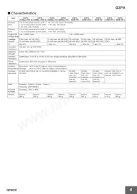 G3PA-220B-VD-2S Datasheet Page 4