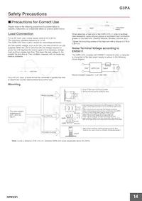G3PA-220B-VD-2S Datasheet Page 14
