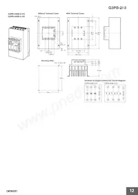 G3PB-445B-3-VD DC12-24 데이터 시트 페이지 12