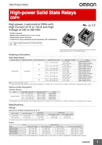 G3PH-5150B AC100-240 Datenblatt Cover