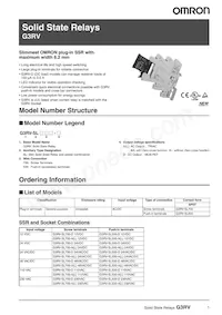 G3RV-SL700-D AC/DC48 Datasheet Cover