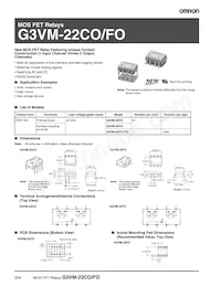 G3VM-22FO Datasheet Copertura